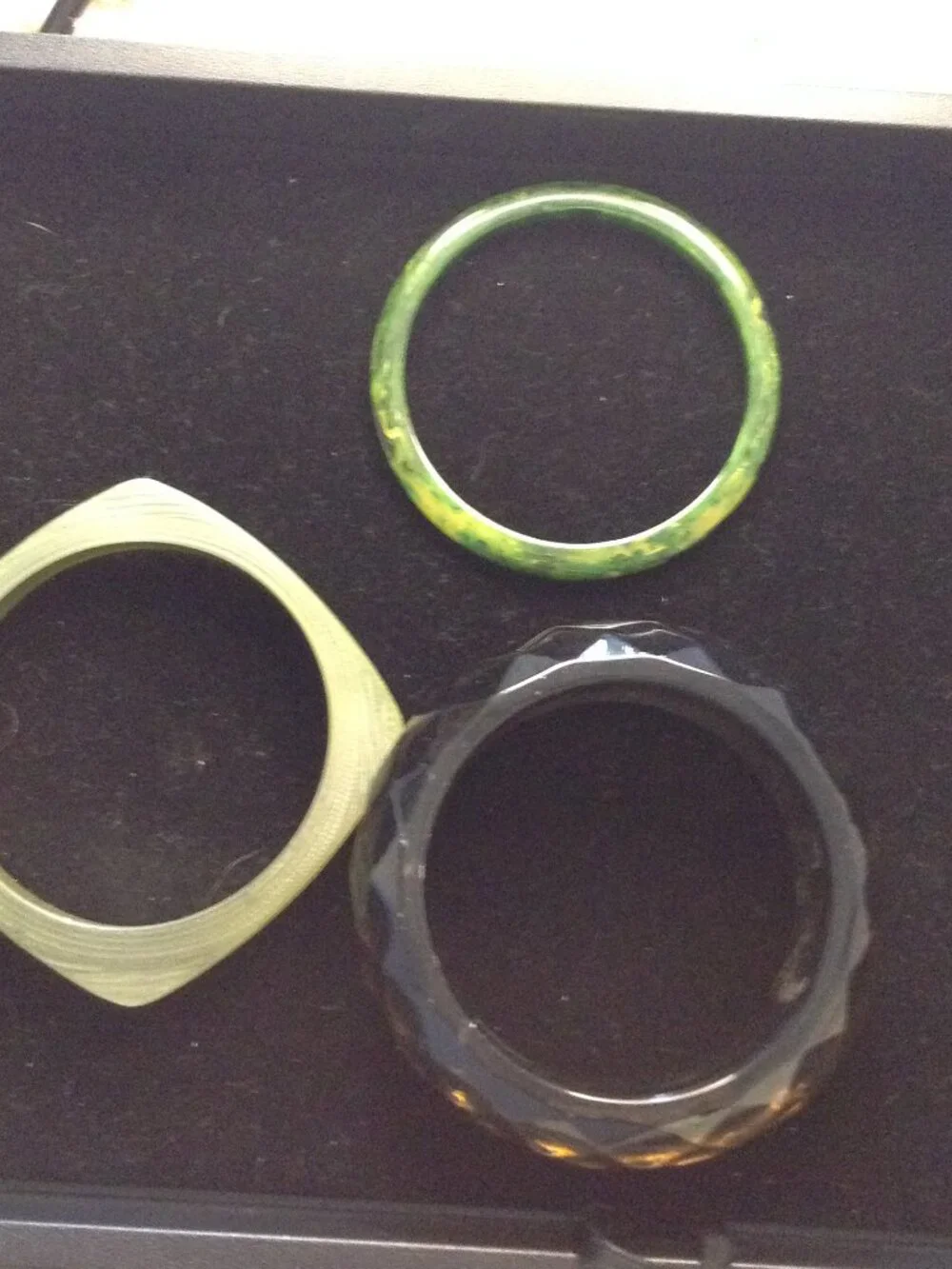 VTG 80's Lot Lucite Bangle Bracelets Hippie Vibes Bohemian Free Spirited Groovy